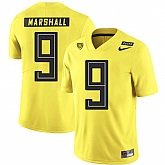 Oregon Ducks 9 Byron Marshall Yellow Nike College Football Jersey Dzhi,baseball caps,new era cap wholesale,wholesale hats